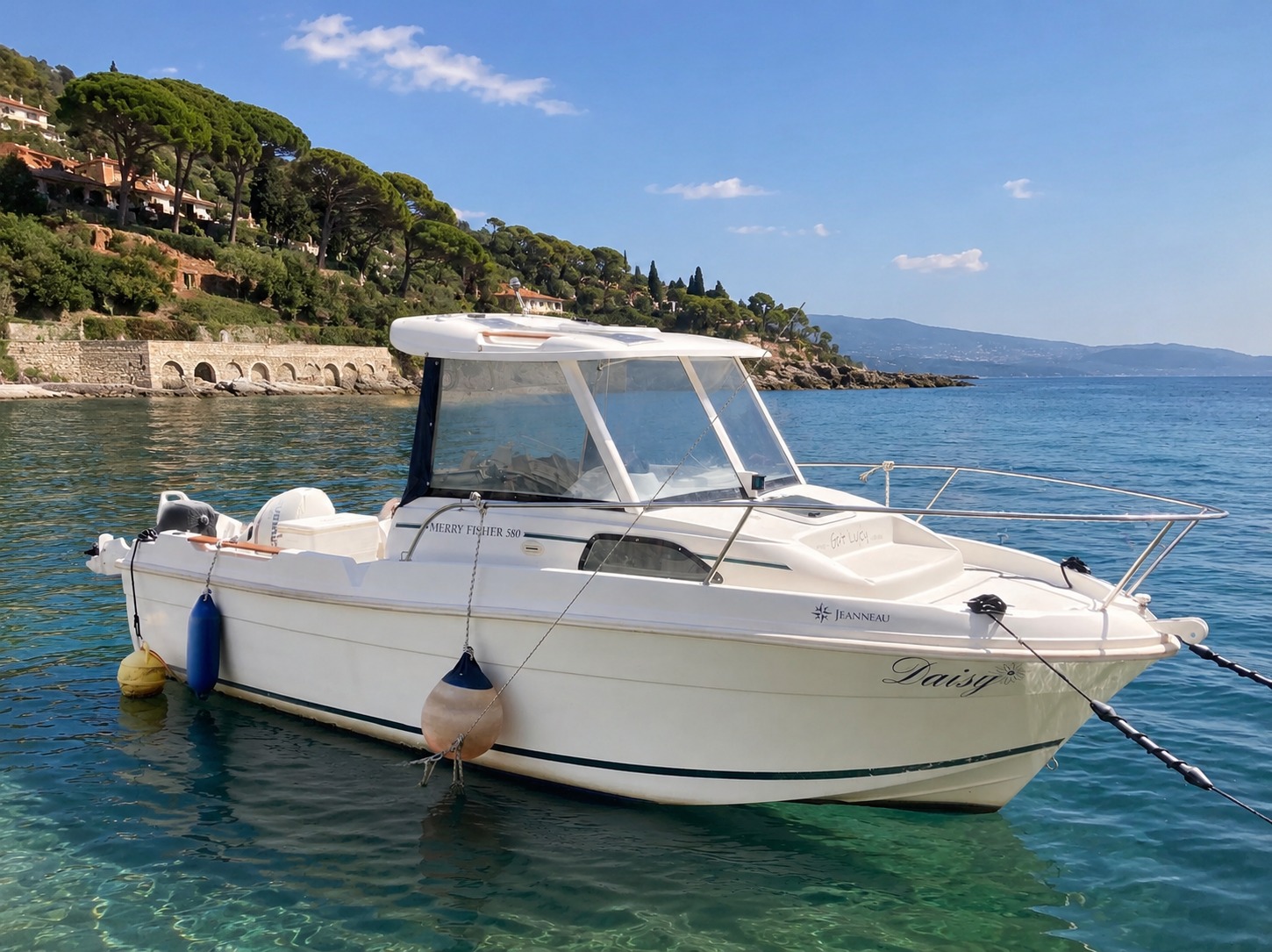 JEANNEAU MERRY FISHER 580 + 90 hp EVINRUDE<br><a href=dettaglio.aspx?Id=139 >VAI ALLA SCHEDA</a>